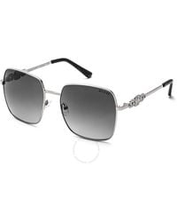 Guess Factory - Smoke Gradient Rectangular Sunglasses Gf6115 10b 57 - Lyst