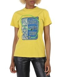 Maison Margiela - Circus Smile Collage Print Cotton T-Shirt - Lyst