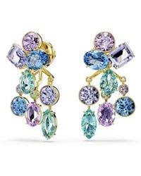 Swarovski - Gema-Tone Plated Crystal Earrings - Lyst