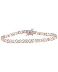 Brilliant Diamond - Sterling 0.25 Cttw Lab Grown Diamond Tennis Bracelet For - Lyst