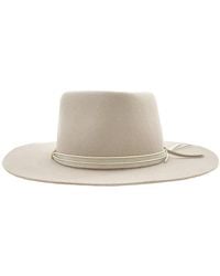 Van Palma - India Wool Felt Fedora Hat - Lyst
