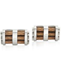 Charriol - Cable Bar Stainless Steel Cufflinks - Lyst