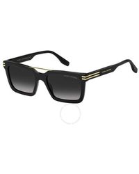 Marc Jacobs - Dark Grey Shaded Rectangular Sunglasses Marc 589/s 0807/9o 54 - Lyst
