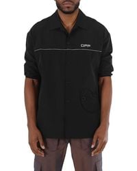 Off-White c/o Virgil Abloh - Short-Sleeve Track Button Shirt - Lyst