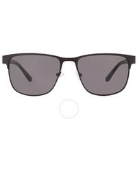 Kenneth Cole - Smoke Rectangular Sunglasses Kc1413 02a 56 - Lyst