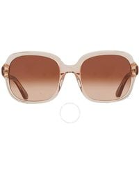 Kate Spade - Brown Gradient Square Sunglasses Babbette/g/s 035j/ha 55 - Lyst
