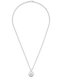 Gucci - Trademark Sterling Necklace - Lyst