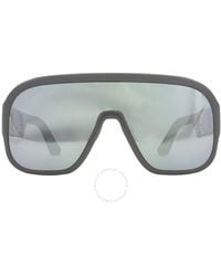 Dior - Bobbysport Silver Mirror Shield Sunglasses Cd40054u 20c 00 - Lyst