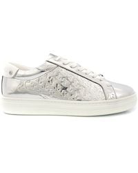 Jimmy Choo - Ladies Rome Monogram-Embossed Low-Top Sneakers - Lyst