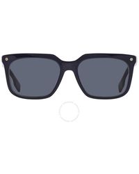 Burberry - Carnaby Dark Gray Square Sunglasses Be4337f 379987 56 - Lyst
