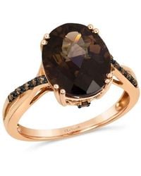 Le Vian - Ladies Semi Precious Ring Featuring 4 1/4 Cts. Chocolate Quartz Set - Lyst