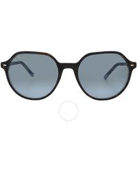 Ray-Ban - Thalia Blue Gradient Square Sunglasses Rb2195 13163m 53 - Lyst