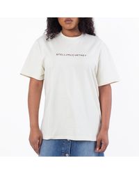 Stella McCartney - Logo Oversized Cotton T-Shirt - Lyst