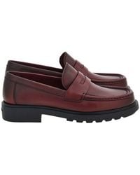 Ferragamo - Donny Leather Penny Loafers - Lyst
