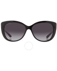 BVLGARI - Grey Gradient Cat Eye Sunglasses Bv8178 9018g 57 - Lyst