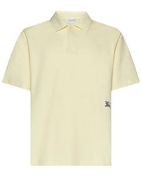Burberry - Ekd Cotton Pique Polo Shirt - Lyst
