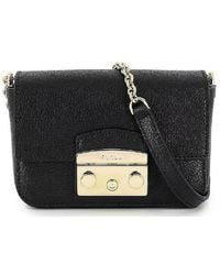 Furla - Mini Flat Crossbody Leather Bag - Lyst