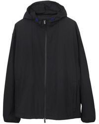 Burberry - Ekd-Embroidered Hooded Lightweight Jacket - Lyst
