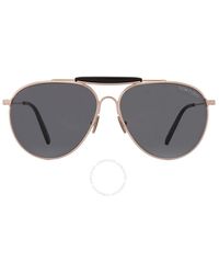 Tom Ford - Raphael Smoke Pilot Sunglasses Ft0995 28a 59 - Lyst
