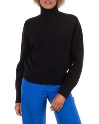 Burberry - Chessie Ekd Wool Cashmere Turtleneck Sweater - Lyst