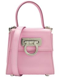 Ferragamo - Ladies Micro Iconic Top Handle Bag - Lyst