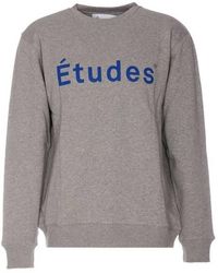 Etudes Studio - Logo Print Long Sleeves Sweatshirt - Lyst