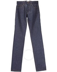 Ami Paris - Denim Straight Fit Jeans - Lyst