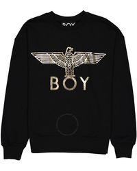 BOY London - Black / Gold Boy Eagle Sweatshirt - Lyst