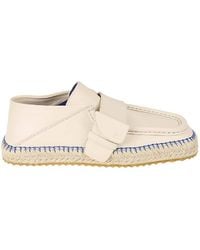 Burberry - Leather Deck Espadrilles, Brand Size 36 Us - Lyst