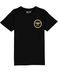 BOY London Short Sleeve Eagle Backprint T-shirt - Black