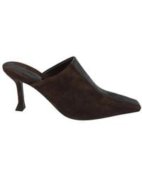 Ferragamo - Ferragamo Sophye Suede Mules - Lyst