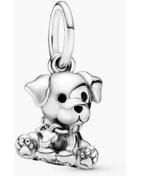 PANDORA - Labrador Dog Dangle With Enamel - Lyst