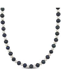 Amour - 5-8Mm Cultured Freshwater And Pearl Necklace Sterling Clasp - Lyst