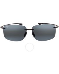 Maui Jim - Hema Neutral Rectangular Sunglasses - Lyst