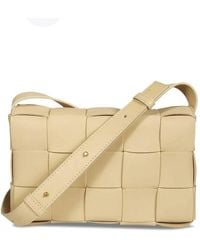 Bottega Veneta - Intreccio Leather Cassette Crossbody Bag - Lyst