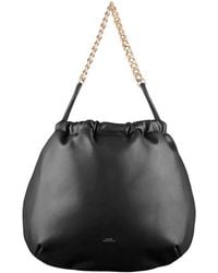 A.P.C. - Ninon Logo Chain Shoulder Bag - Lyst