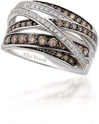 Le Vian - Ladies Vanilla And Chocolate Gladiator Rings Set - Lyst