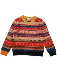 Moncler - Boys Wool Fair Isle Sweater - Lyst