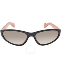 Moncler - Smoke Gradient Mask Sunglasses - Lyst