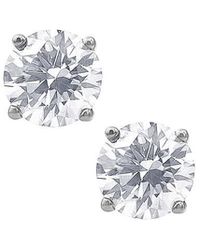 Brilliant Diamond - 14Kt 0.75 Carat Lab Grown Diamond Stud Earrings For - Lyst