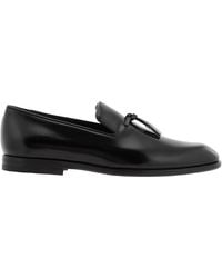 Ferragamo - Ferragamo Smooth Leather Tassel Loafers, Size 7 Eee - Lyst