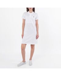 Polo Ralph Lauren - Embroidered-Pony Polo Dress - Lyst
