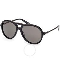 Moncler - Peake Smoke Pilot Sunglasses Ml0288 01a 60 - Lyst
