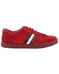 Moncler - Monaco Suede Low-Top Sneakers, Brand Size 40 Us - Lyst