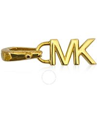 Michael Kors - 14k Gold-plated Sterling Silver Mott Logo Charm - Lyst