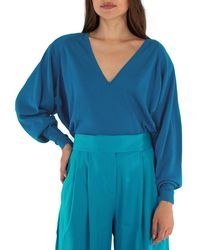 The Attico - Ladies Capri Plunge V-Neck Jumper - Lyst