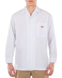 KENZO - Striped Long Sleeve Shirt - Lyst