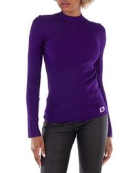 Burberry - Equestrian Knight Logo Wool Blend Sweater - Lyst