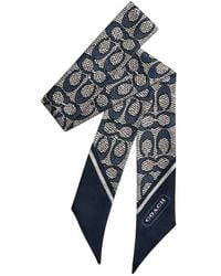COACH - Signature Print Silk Scarf - Lyst