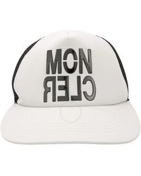 Moncler - Open Logo Baseball Cap - Lyst